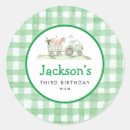 Search for boys birthday invitations stickers Tractor