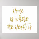Search for home heart posters Typography