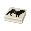 Search for pug rubber stamps Silhouette