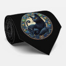 Search for art nouveau ties Black
