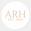 Search for 3 letter monogram stickers Modern