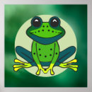 Search for green frog posters Cartoon