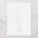 Search for silver foil invitations Minimalist