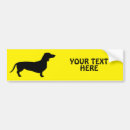 Search for dachshund bumper stickers Silhouette
