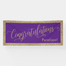 Search for purple gold banners Congratulations
