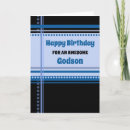 Search for godson birthday cards Blue