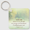 Search for be who you are key rings Christian