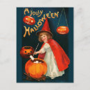 Search for vintage halloween illustration postcards Pumpkins