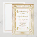 Search for art deco hens party invitations Gatsby