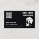 Search for mobile barber business cards Qr code