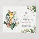 Search for gold safari invitations Palm leaves