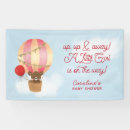 Search for hot air balloon banners Baby shower