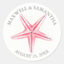 Search for beach seals wedding stickers Starfish