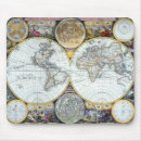 Search for antique maps mousepads Earth