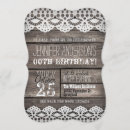 Search for rustic 18th birthday invitations Vintage