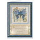 Search for blank antique paper postcards Blue