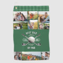 Search for best dad by par golf towels Green