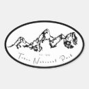 Search for mountain oval stickers Hiking
