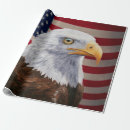 Search for bald eagle gift wrap Patriotic