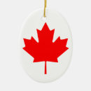 Search for canada flag christmas tree decorations North america