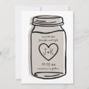 Search for mason jar save the date postcards Country