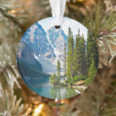 Search for lake christmas tree decorations Landscape