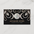 Search for goddess business cards Triple moon