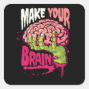 Search for cartoon zombie stickers Retro