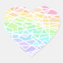 Search for rainbow pastel hearts stickers Modern