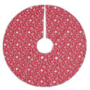 Search for peppermint candy tree skirts Red