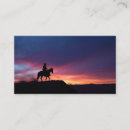 Search for cowboy business cards Silhouette