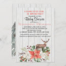 Search for antler baby shower invitations Buck