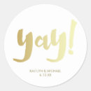 Search for glam wedding stickers White