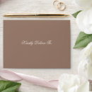 Search for brown wedding envelopes Minimalist