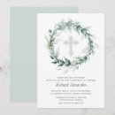 Search for watercolor first communion invitations Boy