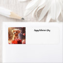 Search for animal love return address labels Valentine's
