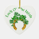 Search for clover christmas tree decorations St patricks
