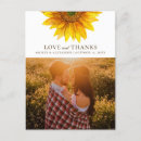 Search for country thank you cards Sunflower