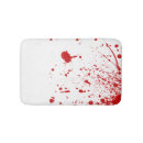 Search for bloody bath mats Red