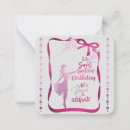 Search for dancing horizontal note cards For her