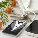 Search for posh rectangular key rings Dad