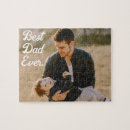 Search for best dad ever puzzles Typography