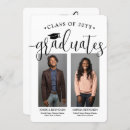 Search for double graduation invitations Modern
