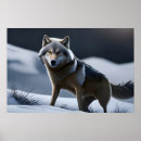 Search for lone wolf Snow