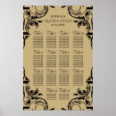 Search for black gold wedding seating charts Rustic