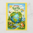 Search for sustainable postcards Planet earth