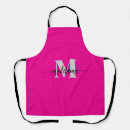 Search for pink and silver aprons Elegant