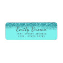 Search for aqua return address labels Turquoise