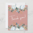 Search for eucalyptus wedding thank you cards Contemporary fashionable bouquet leafage
