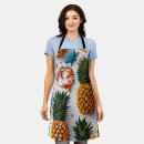 Search for pineapple patterns aprons Watercolor